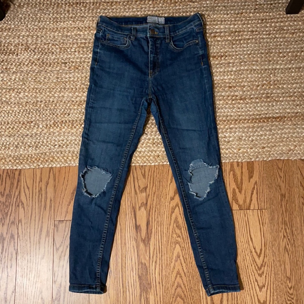 Free People Ripped Skinny Jeans
